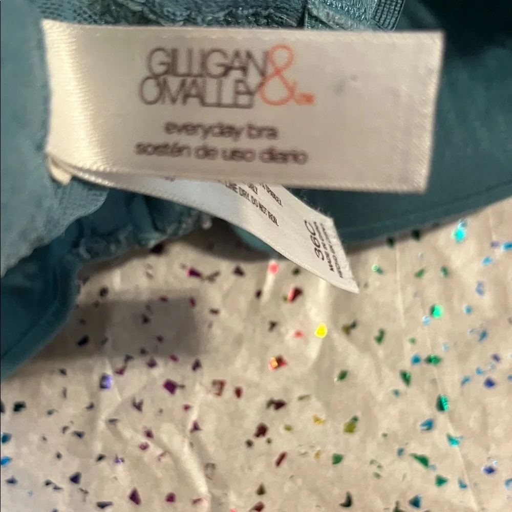 Gilligan & O'Malley Teal Lace Bra